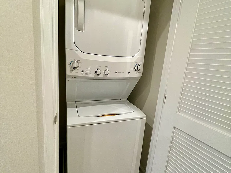 Convenient in-unit laundry