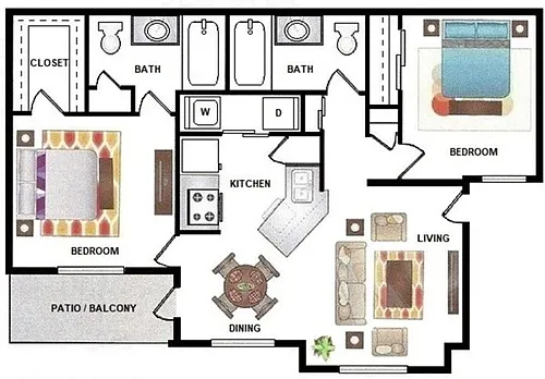 Floor plan B2