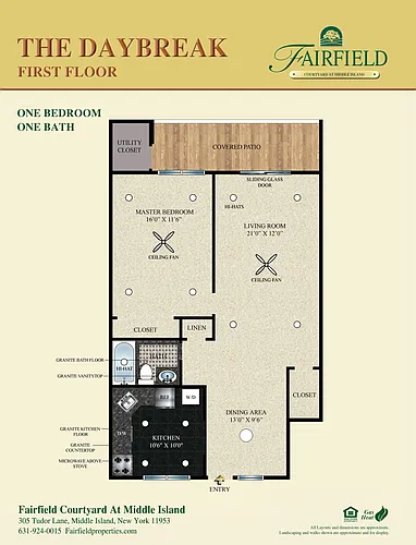 Floor plan The Daybreak