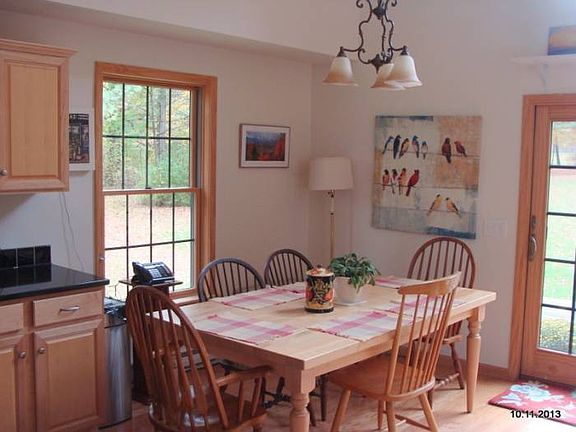 Dining table from kitchen