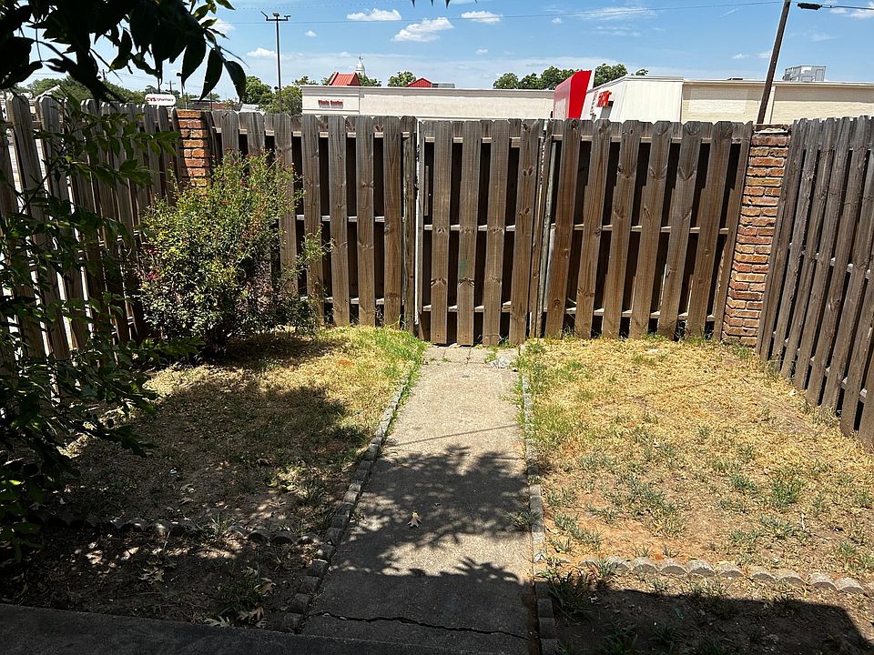 Private back yard area