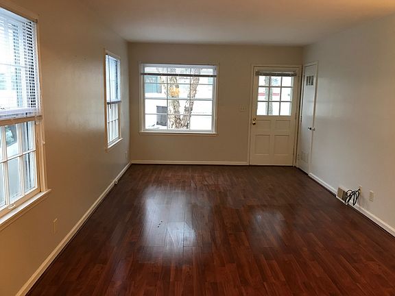 Open living room and kitchen