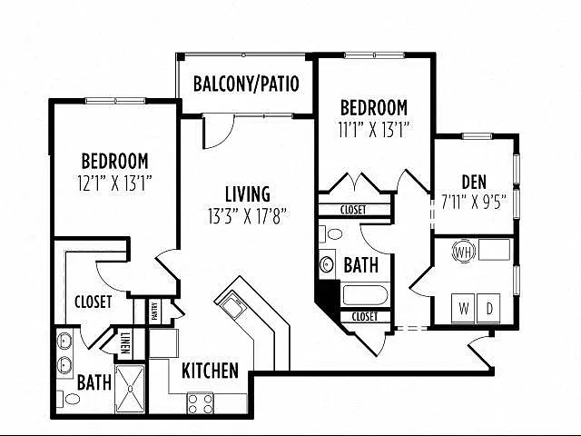Floor plan Stockton (Den)
