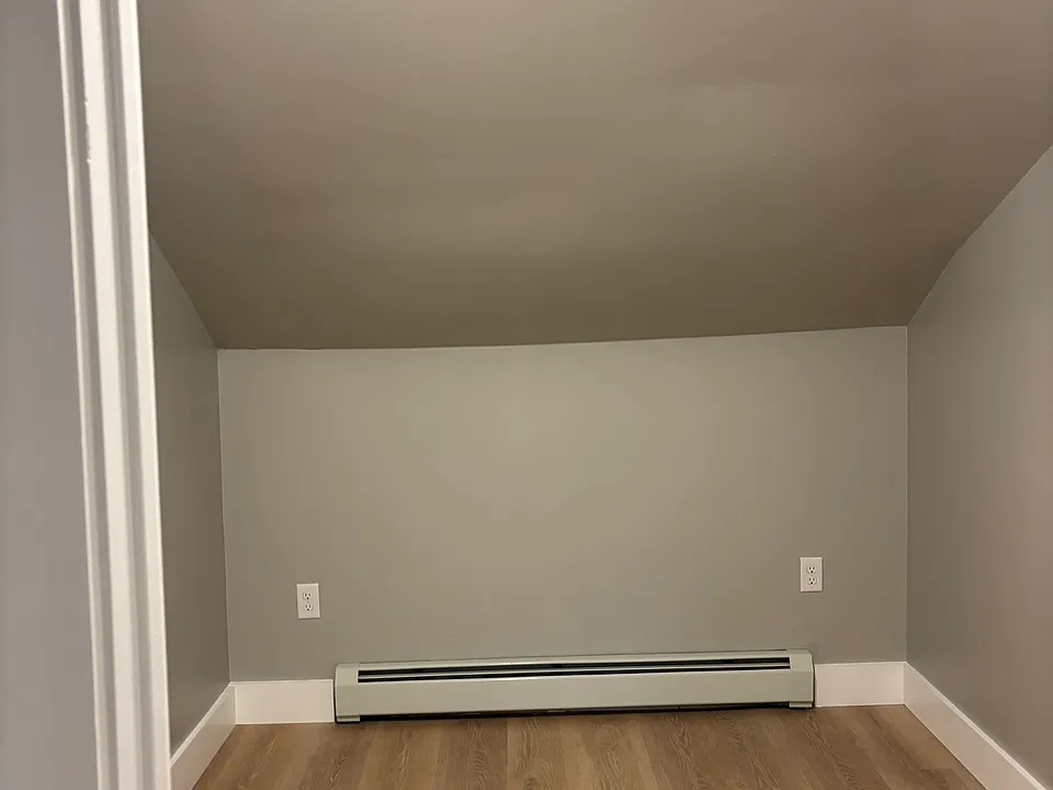 Extra space could be used as an office/work area