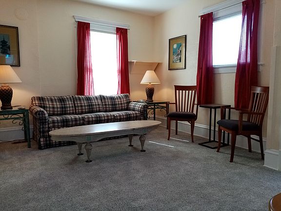 Living room with 2 windows