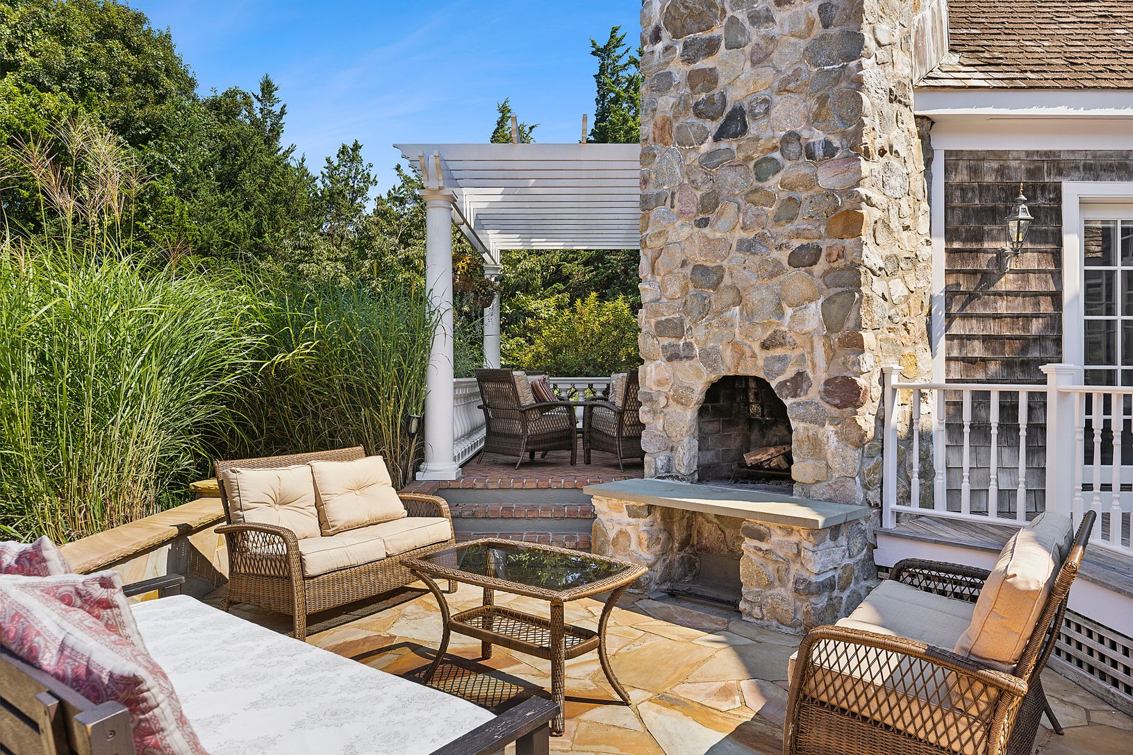  Outdoor Stone Fireplace