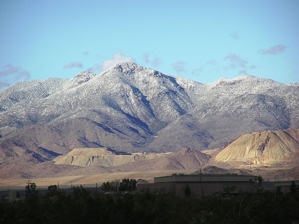 View to North with Snowfall