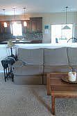 living/kitchen open view