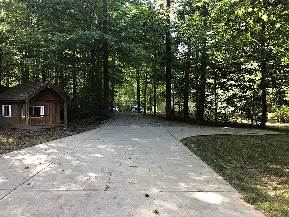 View from house down drwy