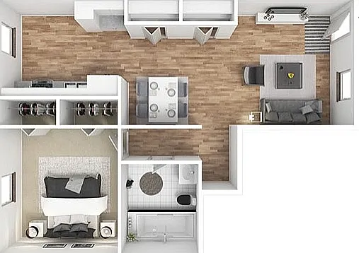 Explore this contemporary floor plan designed for a seamless living experience. Explore this contemporary floor plan designed for a seamless living experience.