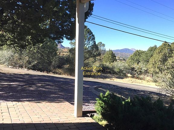 Acker Park trail entrance just steps from your door!