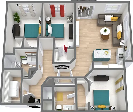 3 Bedroom Floor Plan 3 Bedroom Floor Plan