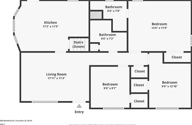 3 bed, 2.0 bath, 1100 sqft, $1,445 — Photo 3