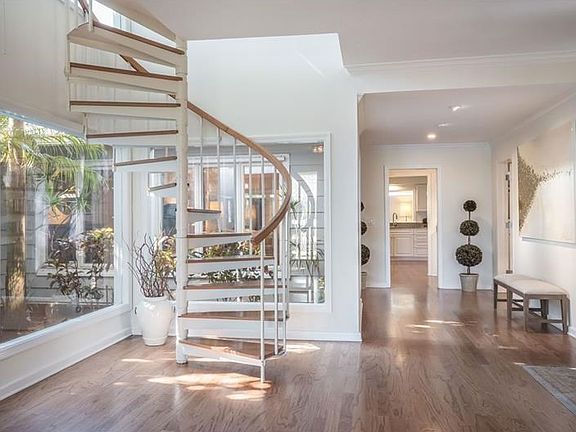 The interior of this beautiful home could be right out of the pages of a design magazine. This is taken from the entry foyer, th