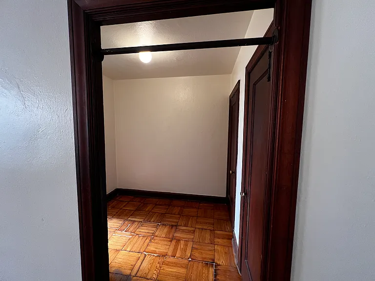 Dressing room large enough for twin bed.