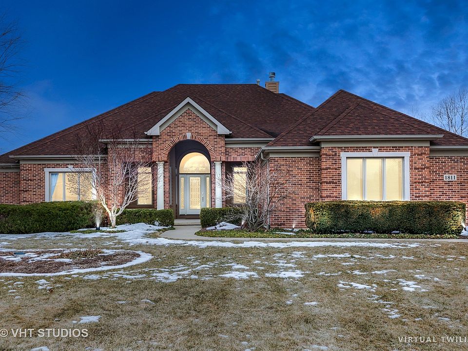 Beautiful home with a great open floor plan and park-like/ professionally landscaped 1+ acre private yard.  Brick and newly painted cedar siding gives this home GREAT curb appeal. 3 car side load garage is finished with storage & insulated doors.