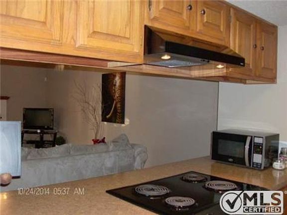 kitchen looking into living room
