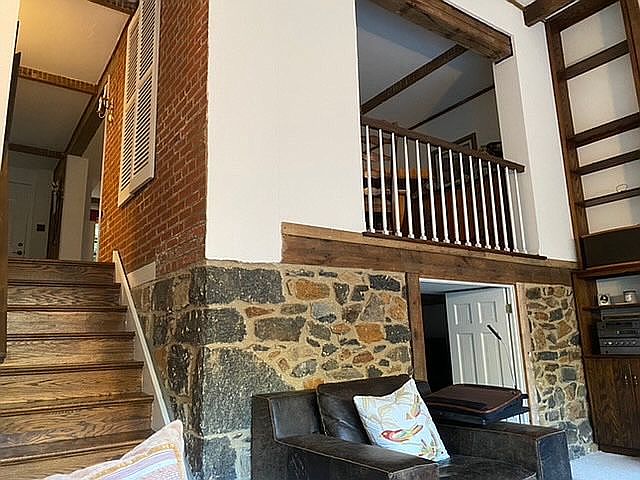 Stone, Brick & Exposed Beams