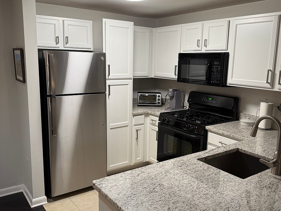 Kitchen with granite counters
