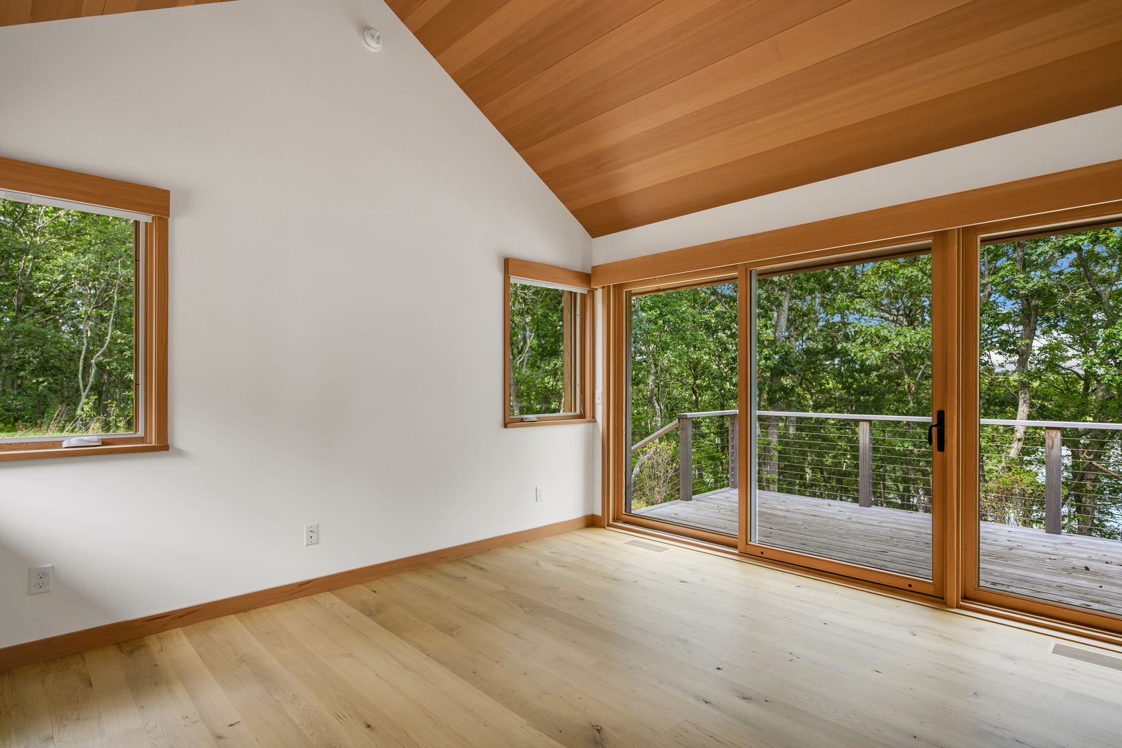  Second bedroom with deck and view of Miss Annies Creek