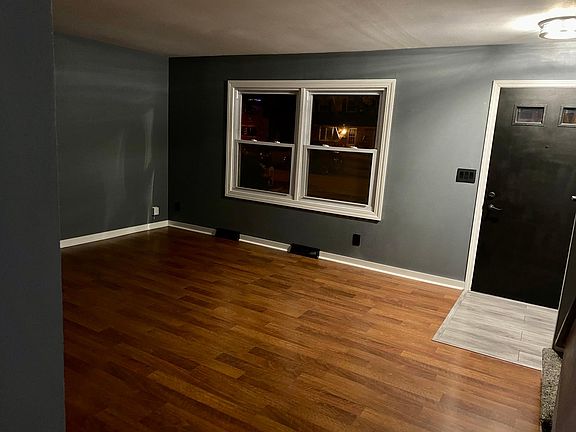 Living room at night