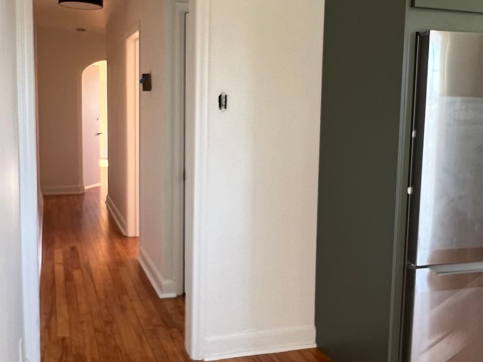 Refinished hardwood floors