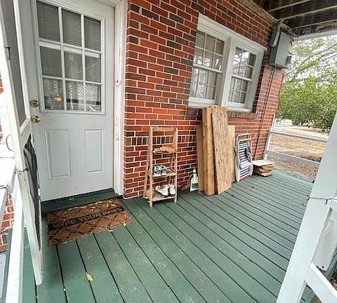 Rear porch