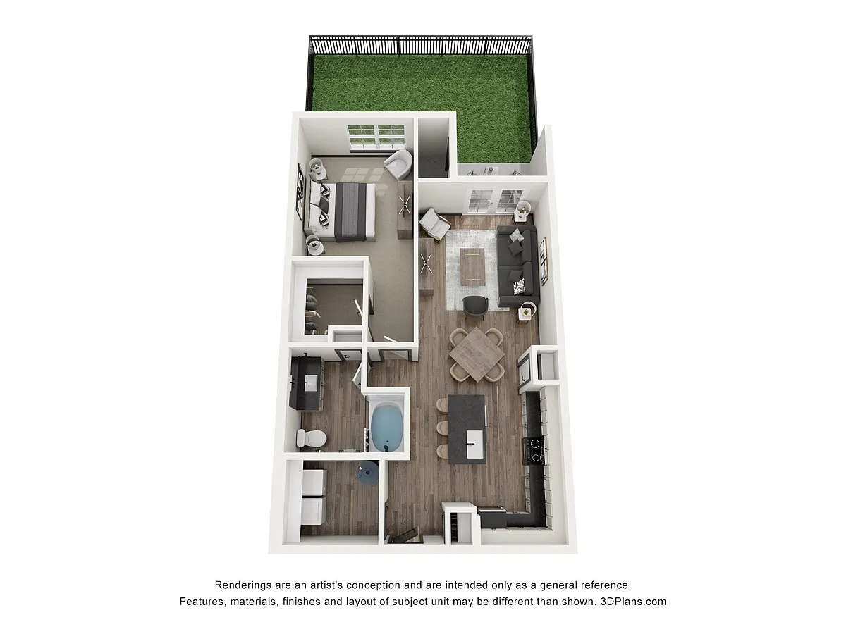 Floor plan Swift with Turf Yard