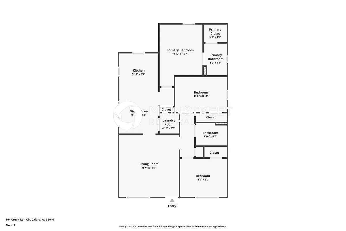 Floor Plan - 304 Creek Run Cir