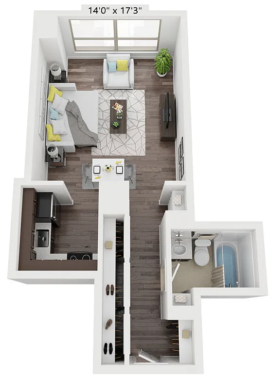 Floor plan STUDIO SIX