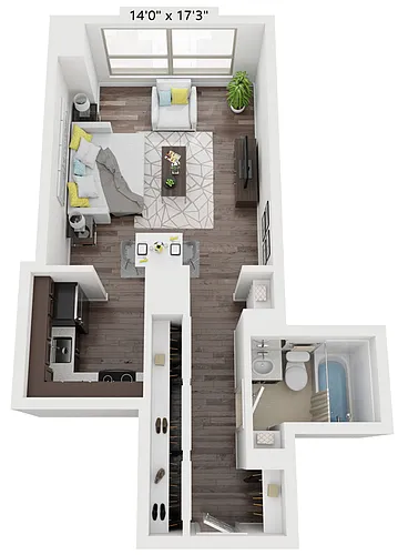 Floor plan STUDIO SIX