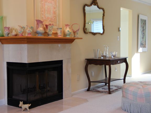 Gas Fireplace in Living Room area