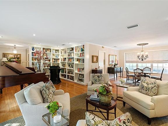 Overall view of the openness of the living & dining rooms.