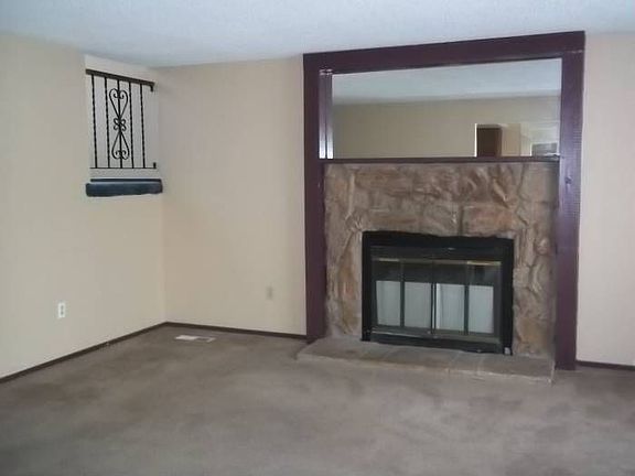 Fireplace in living room