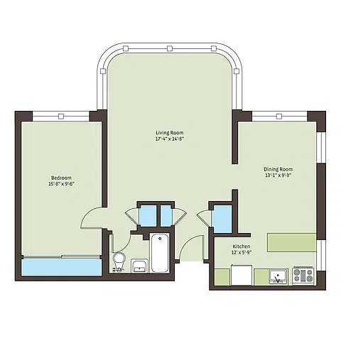 Floor plan 5337-1bd