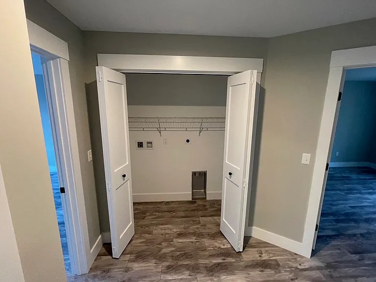 Laundry closet upstairs