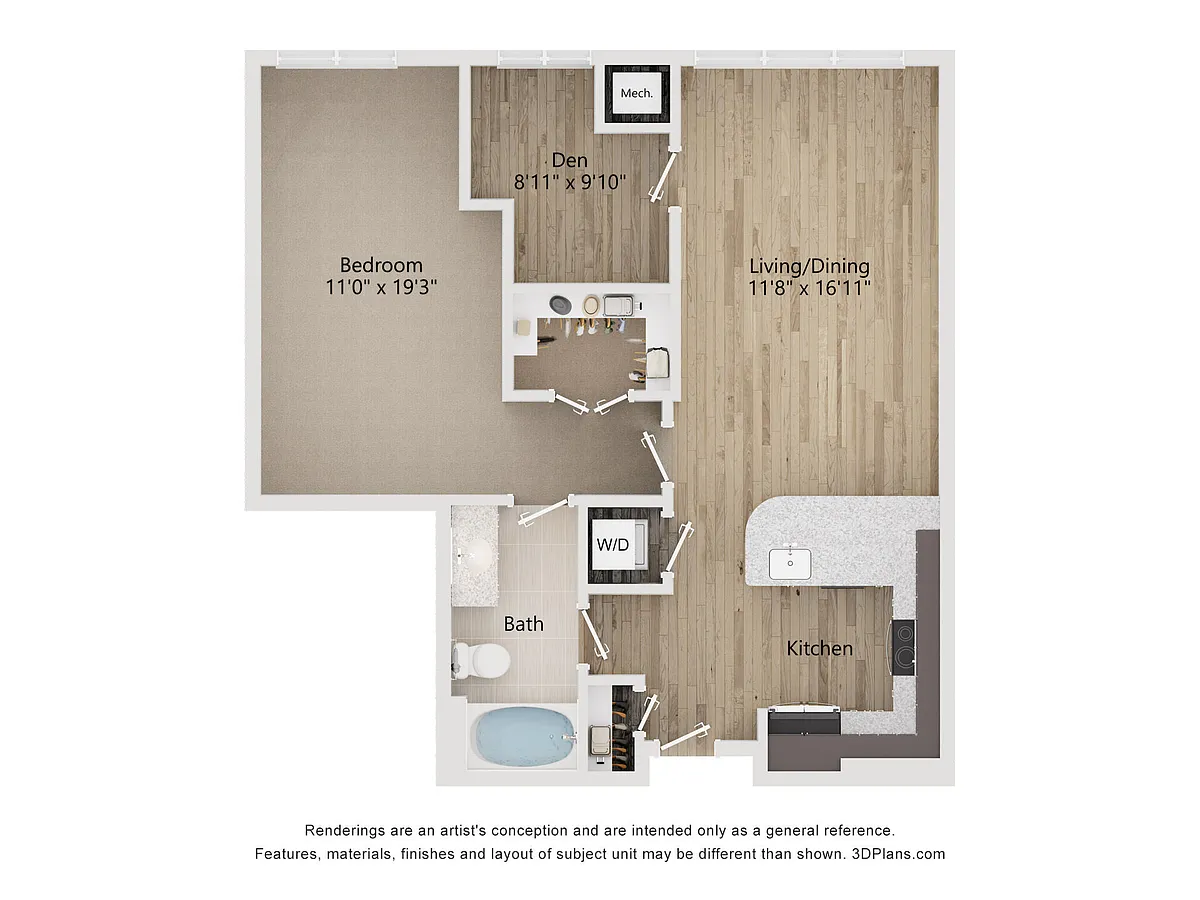 Floor plan A7D-1
