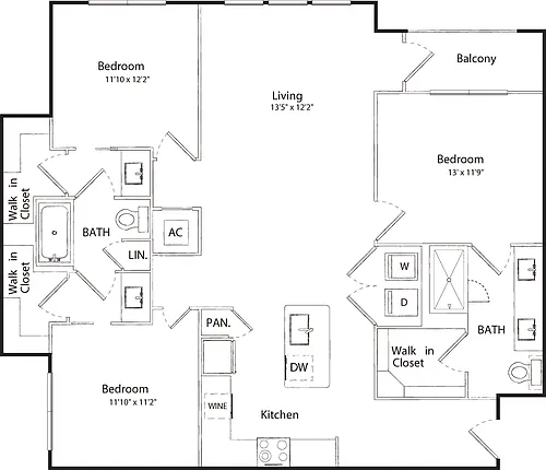 Floor plan C1