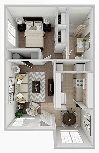 Floor plan OTC - 1 X 1