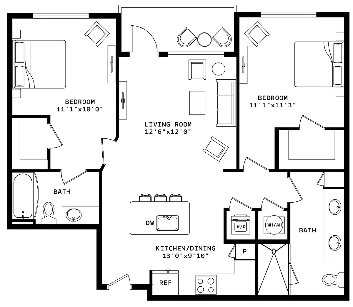 Floor plan Walker
