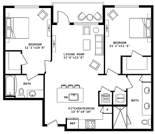 Floor plan Walker