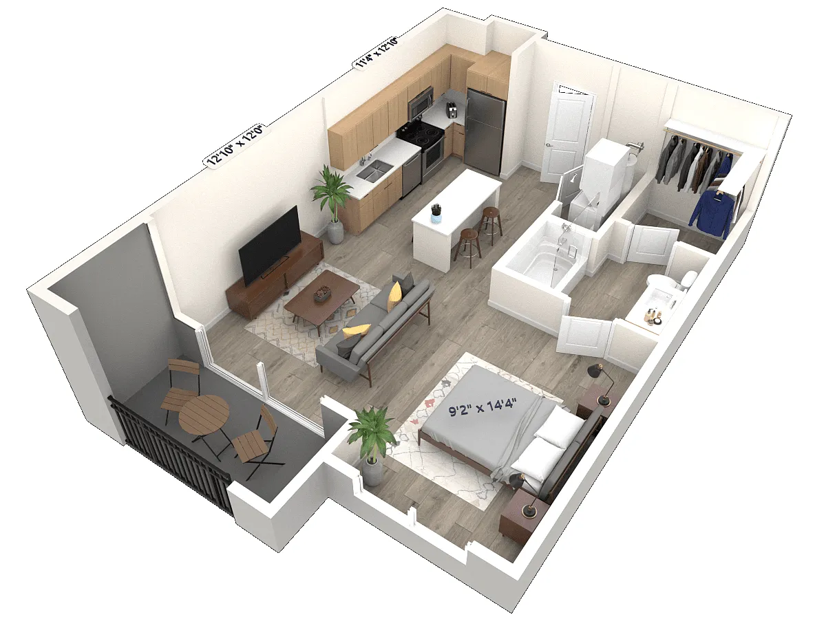 Floor plan The Willow