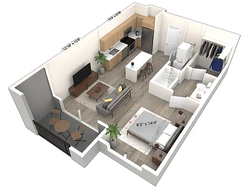 Floor plan The Willow