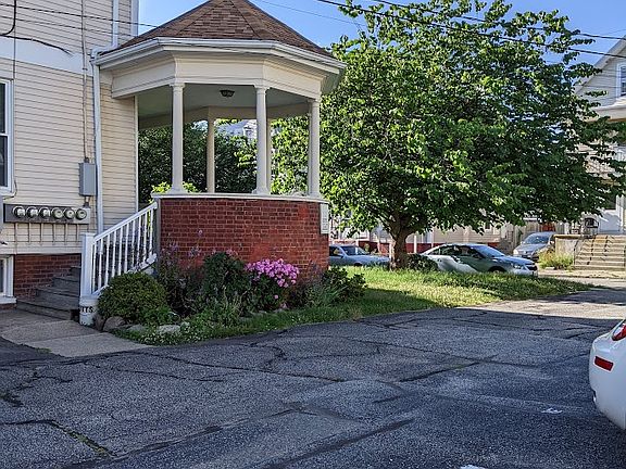 Outdoor round gazebo Sitting area.