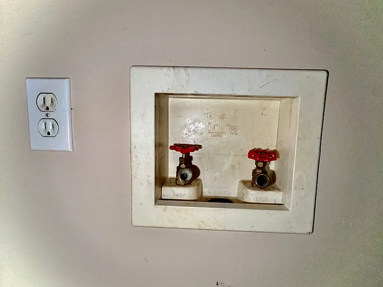 Hookups for Washer and Dryer