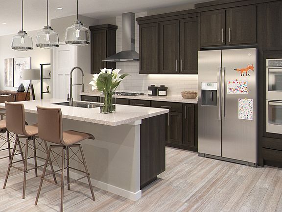 Kitchen with stainless appliances