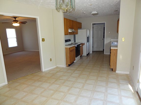 Dining room and kitchen