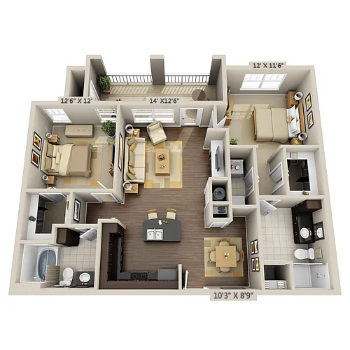 Floor plan Breckenridge