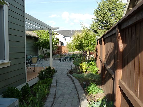 Front gate to backyard