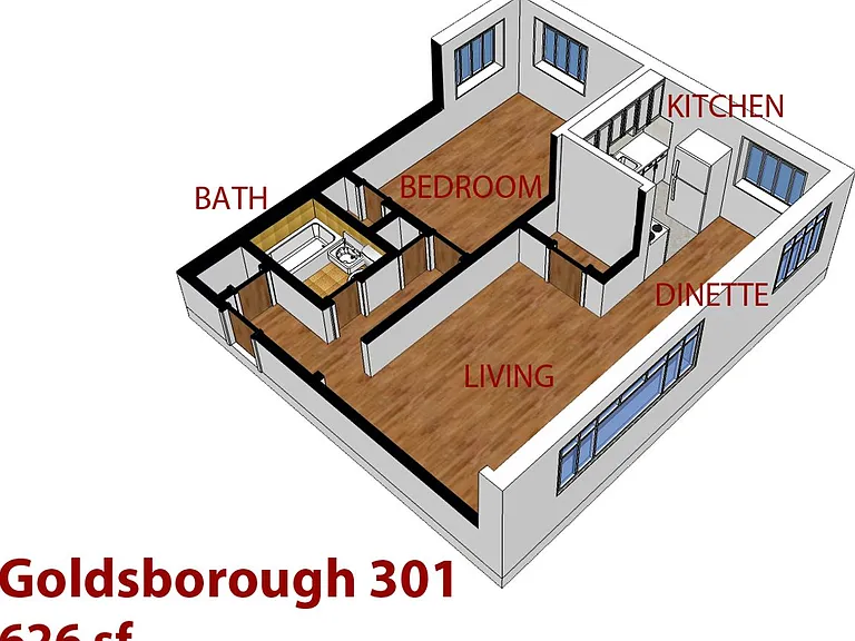 Goldsborough Apartments — Photo 32